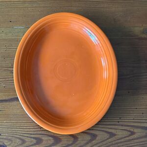 Homer Laughlin Fiesta Poppy 13.5" x 9.5" Large Oval Ceramic Serving Platter
